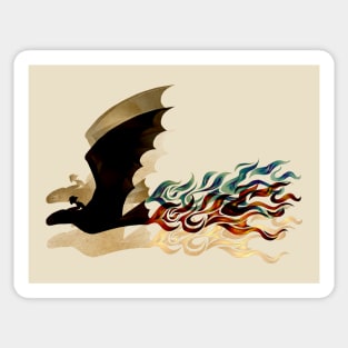 Fireflight (Hiccup and Toothless) Sticker